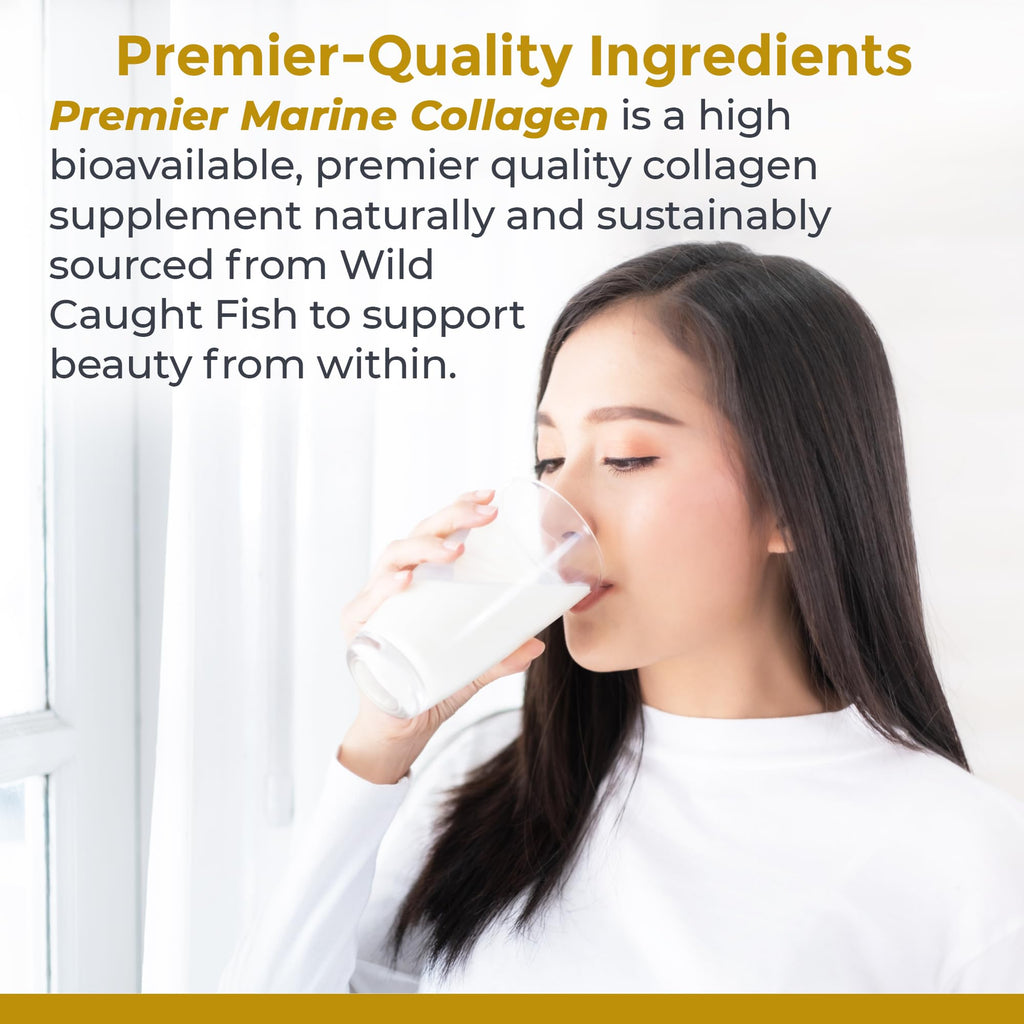 Premier Research Labs Marine Collagen - Marine Collagen Peptides, Hydrolyzed Marine Collagen Powder, Fish Collagen for Women and Men, 5g Collagen Per Serving for Skin, Joint, and Gut Health - 7 Oz - TrustMedUSA