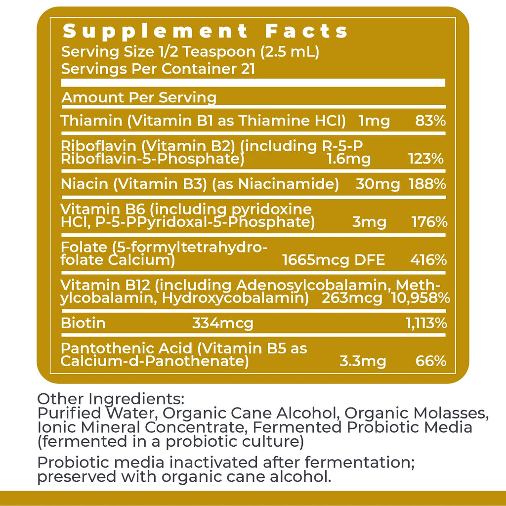 Premier Research Labs Max B-ND Liquid Vitamin - B-Complex for Liver & Brain Health - Sublingual Drops for Energy, Immune & Adrenal Support - 2 fl oz - Thiamin, B12, B6 & More - for Men, Women - TrustMedUSA