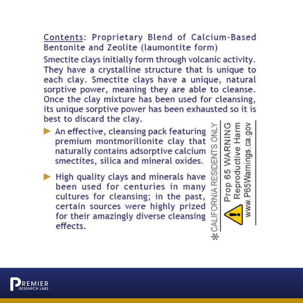 Premier Research Labs Medi-Dental Pack - Detoxifying Volcanic Clay - Dental & Body Cleansing - With Calcium Smectites Silica & Mineral Oxides - 5 oz - TrustMedUSA