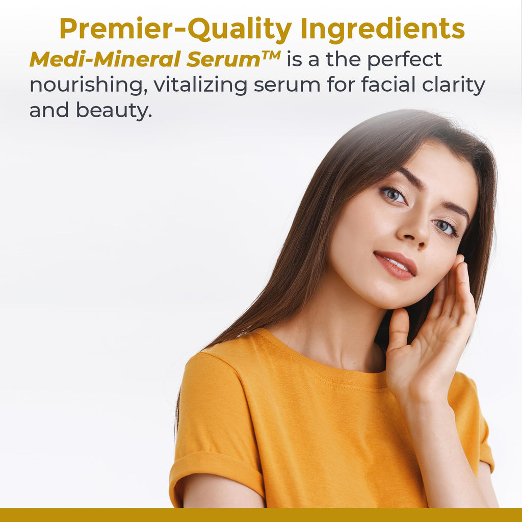 Premier Research Labs Medi-Mineral Serum - Supports Natural Skin Beauty & Facial Clarity* - Infused with Red Marine Algae, Green Tea Extract & Sea Salt - 8 fl oz - TrustMedUSA