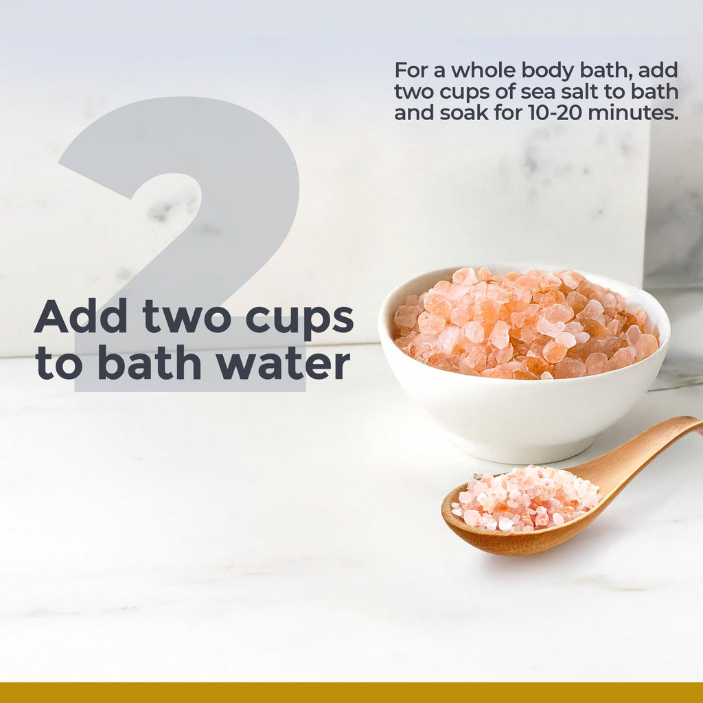Premier Research Labs Medi-Soak - Bath Salts for Foot and Body Soak, Sea Salt Bath for Women and Men, Relaxing Mineral Bath Soak, Gentle Exfoliant, Organic, Vegan, No Added Fillers - 2 Lb - TrustMedUSA