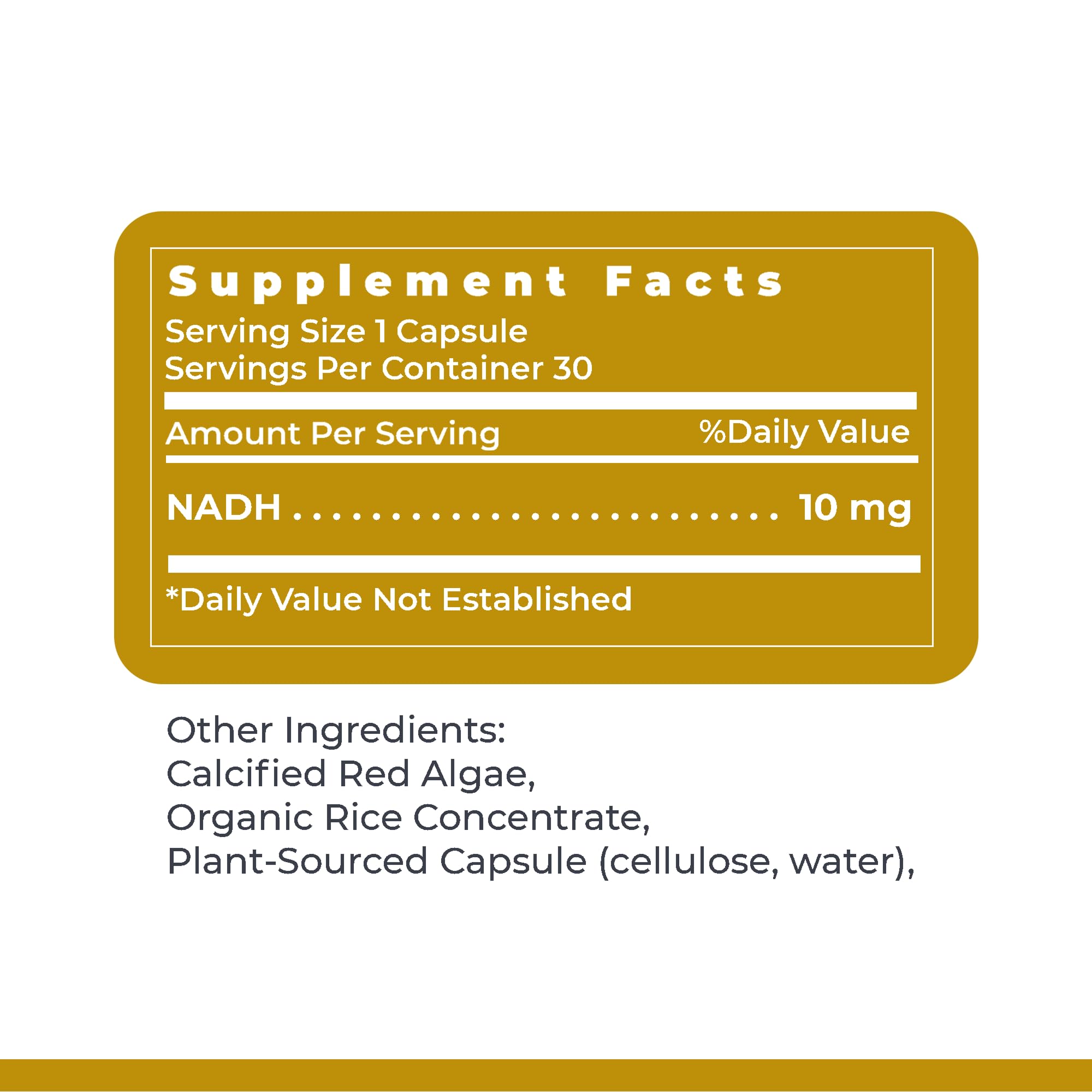 Premier Research Labs NADH - NADH Supplement, NAD Supplement for Men & Women, Nicotinamide Adenine Dinucleotide, Cell Regenerator, Respiratory Support - 30 Vegetarian Capsules - TrustMedUSA