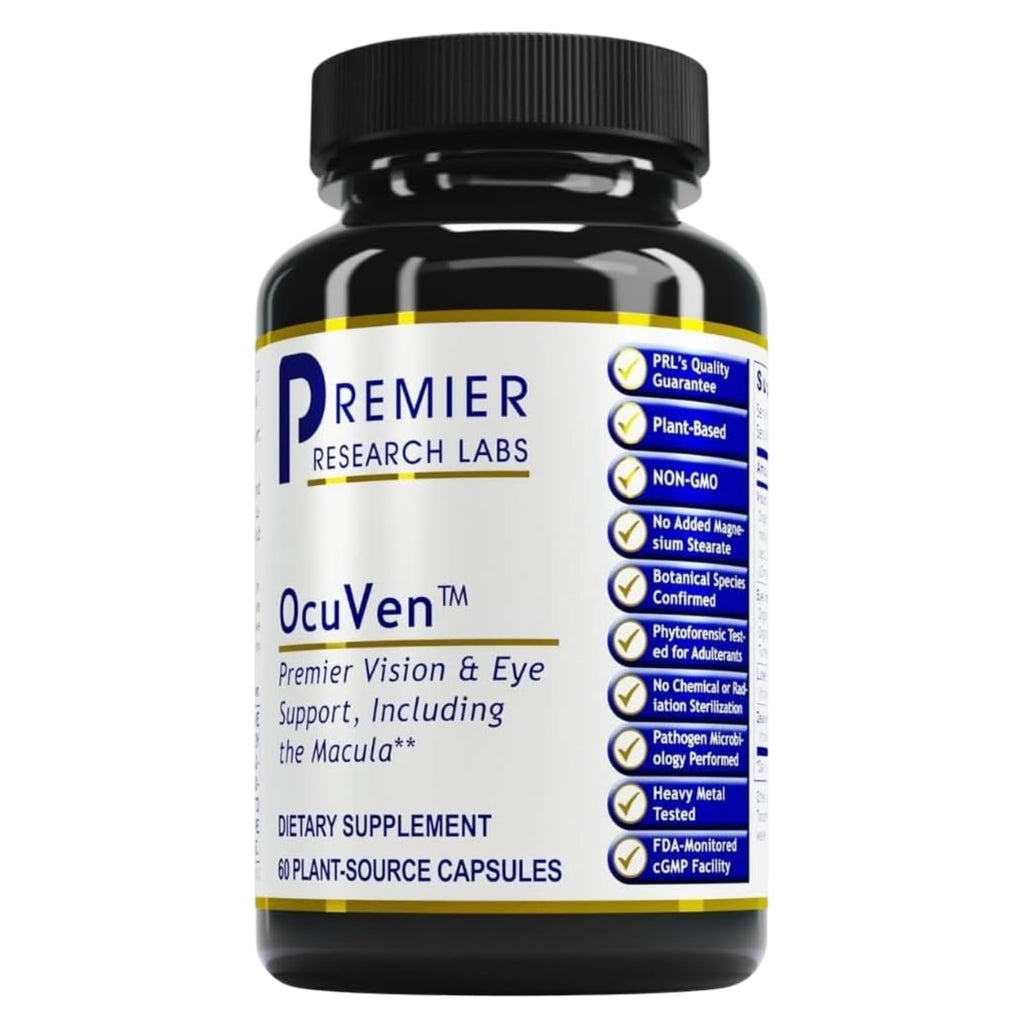 Premier Research Labs OcuVen - Lutein and Zeaxanthin Supplement, Eye Vitamins, Eye Health Supplements for Adults & Seniors, Vision Supplements, Macular Health, Eye Care - 60 Vegetarian Capsules - TrustMedUSA