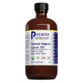 Premier Research Labs Organic Castor Oil for Face - Cold Pressed 100% Pure Castor Oil for Hair Growth, Skin & Body, Hexane Free - 8 Oz Bottle - TrustMedUSA