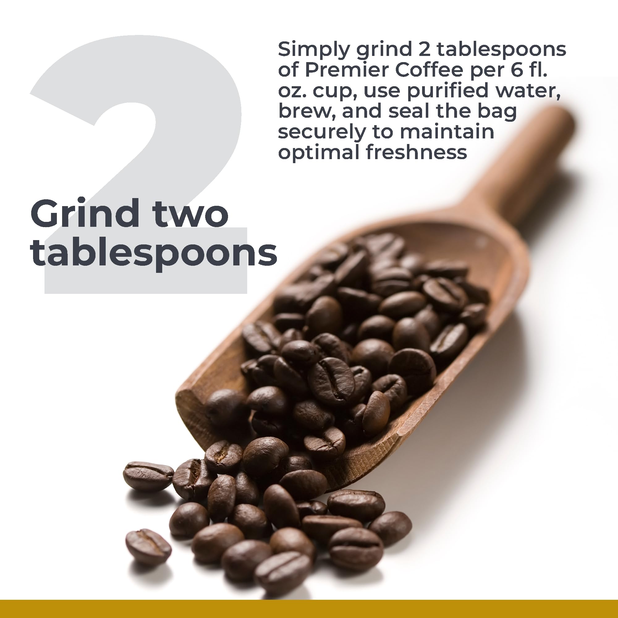Premier Research Labs Organic Whole Roasted Coffee Beans - Medium Roast, From Guji Region of Ethiopia, Crafted for Optimal Health Benefits, Sweet & Fruity, Well-Balanced, Gluten Free - 1 Pound - TrustMedUSA