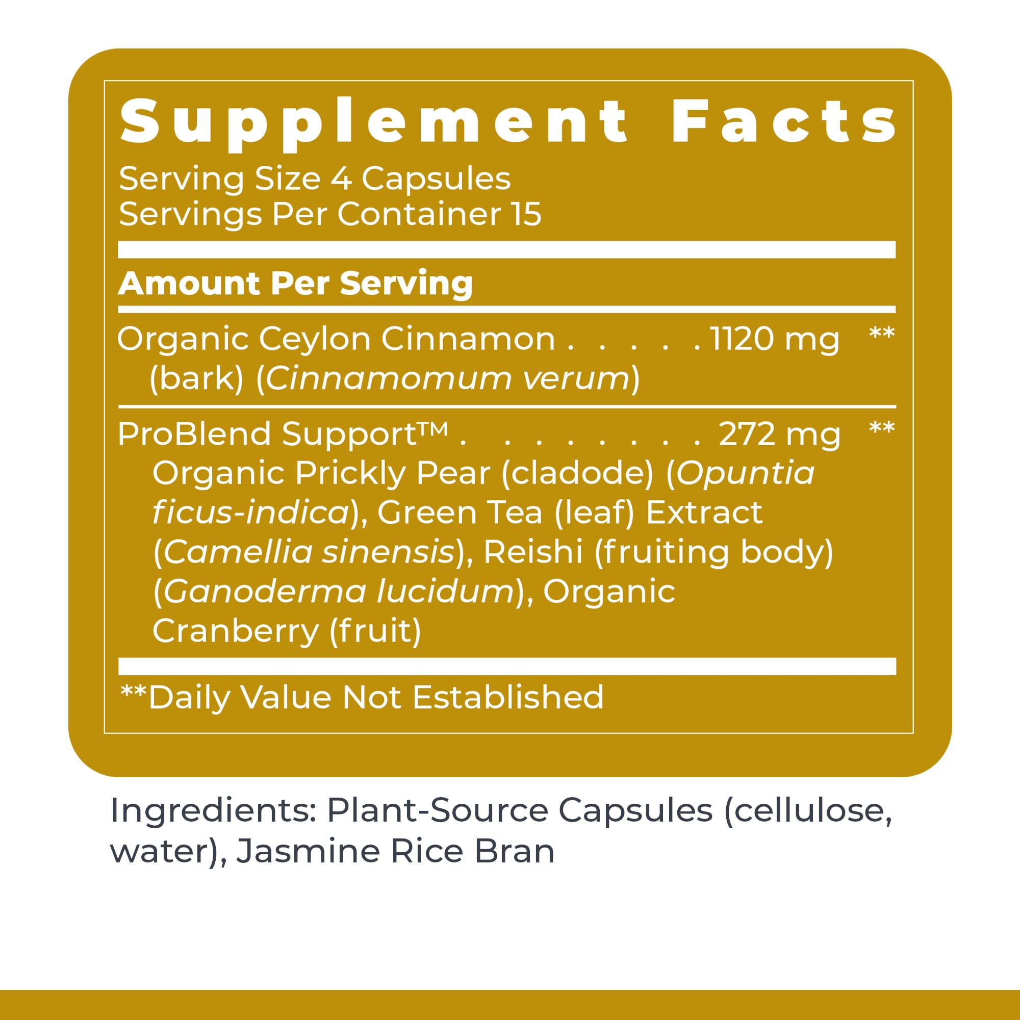 Premier Research Labs PancreVen - Pancreas Support, Pancreas Supplement, Cinnamon Supplements with Organic Ceylon Cinnamon & Prickly Pear to Aid Pancreas Health - 120 Vegetarian Capsules - TrustMedUSA