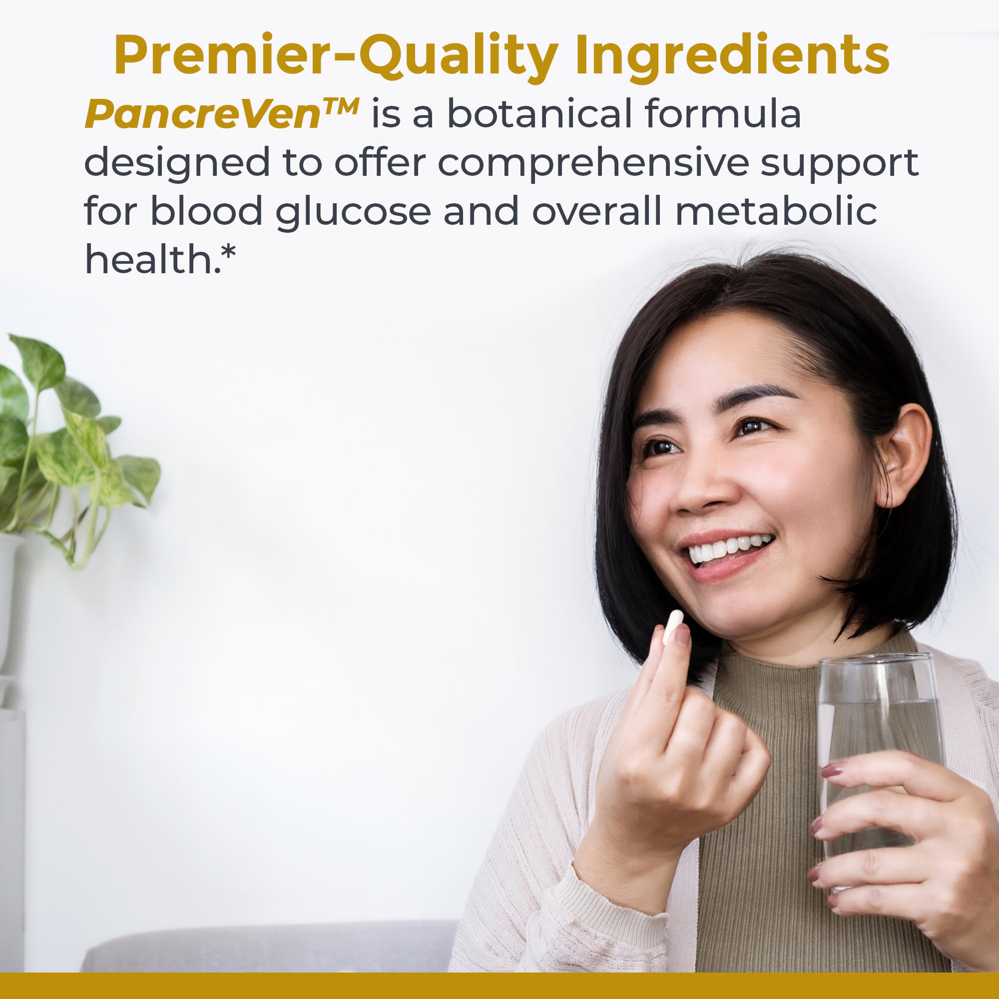 Premier Research Labs PancreVen - Pancreas Support, Pancreas Supplement, Cinnamon Supplements with Organic Ceylon Cinnamon & Prickly Pear to Aid Pancreas Health - 120 Vegetarian Capsules - TrustMedUSA