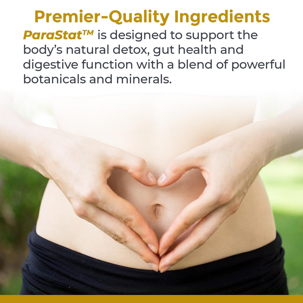 Premier Research Labs ParaStat - Intestinal Cleanse, Natural Gut Cleanse for Women & Men, Support for Colon Detox, Bloating, Digestion & Constipation - 90 Capsules (30 Day Supply) - TrustMedUSA