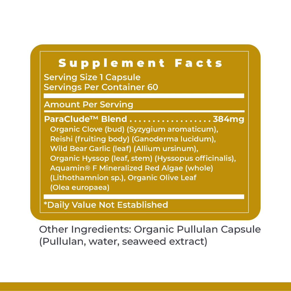 Premier Research Labs Paratosin - Gut Health Supplement, Reishi Mushroom Capsules, Hyssop Capsules, Wild Garlic Supplements, GI Support for Men & Women - 60 Vegetarian Capsules - TrustMedUSA