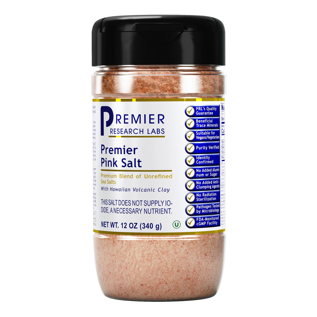 Premier Research Labs Pink Salt - Our Pink Sea Salt is a Hawaiian Red Alaea Sea Salt and Australian Salt Blend for Cooking, Baking with Minerals and Rich Taste - 12 oz - TrustMedUSA