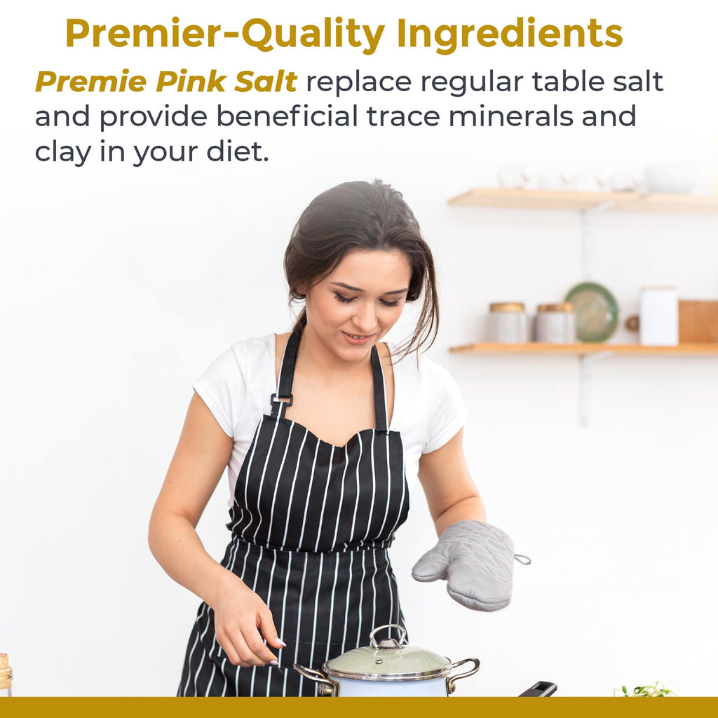 Premier Research Labs Pink Salt - Our Pink Sea Salt is a Hawaiian Red Alaea Sea Salt and Australian Salt Blend for Cooking, Baking with Minerals and Rich Taste - 12 oz - TrustMedUSA