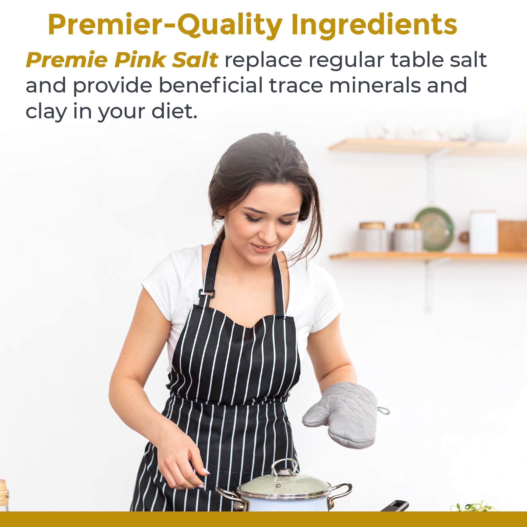 Premier Research Labs Pink Salt - Our Pink Sea Salt is a Hawaiian Red Alaea Sea Salt and Australian Salt Blend for Cooking, Baking with Minerals and Rich Taste - 12 oz - TrustMedUSA