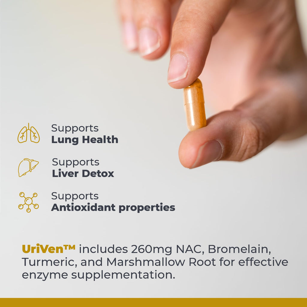 Premier Research Labs PneumoVen - Lung Support Supplement w/Bromelain & NAC, Lung Health Support Vitamins, Lung Cleanse - 60 Capsules - TrustMedUSA