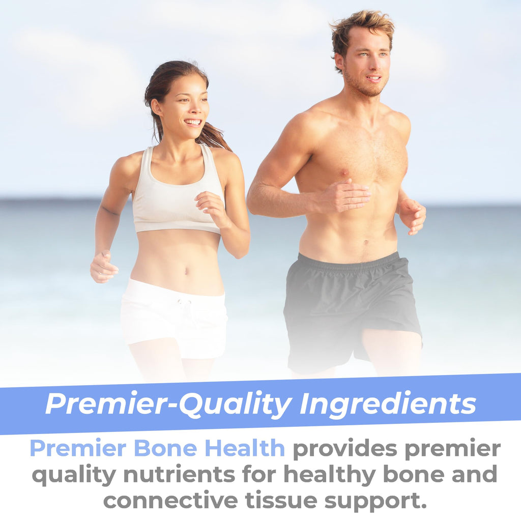 Premier Research Labs Premier Bone Health - Bone Health Vitamins, Bone Strength Supplement for Women & Men, Calcium Supplement with Vitamin K2, Healthy Bone Support - 90 Capsules - TrustMedUSA
