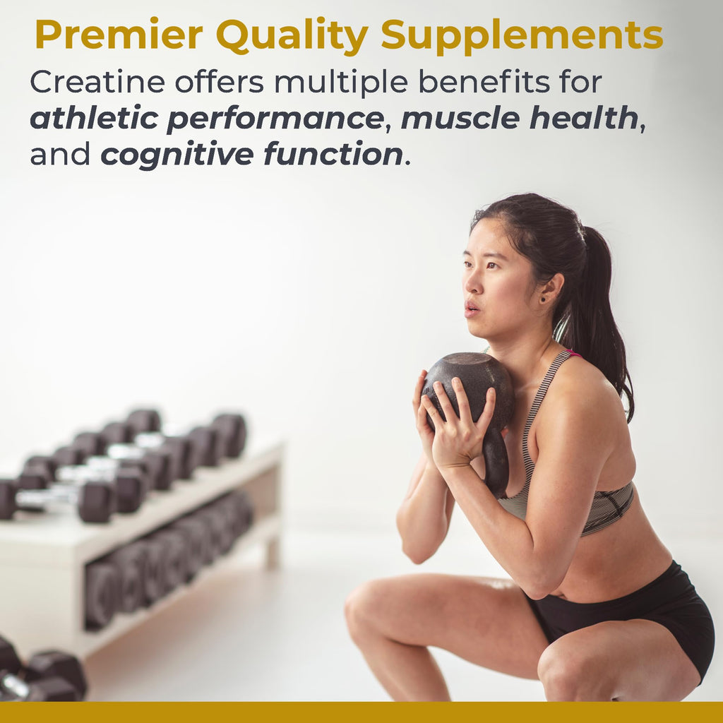 Premier Research Labs Premier Creatine - Creatine Monohydrate Powder, Creatine Powder for Men, Women, Vegetarians, Unflavored Vegan Friendly Formula - 7.8 oz (40 Servings) - TrustMedUSA