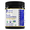 Premier Research Labs Premier Fermented Beets - Beet Root Powder Fermented, Organic Fermented Beets for Men & Women, Beetroot, Nitrates, Blood Pressure Support, USDA Organic - 6.3 Oz Jar - TrustMedUSA