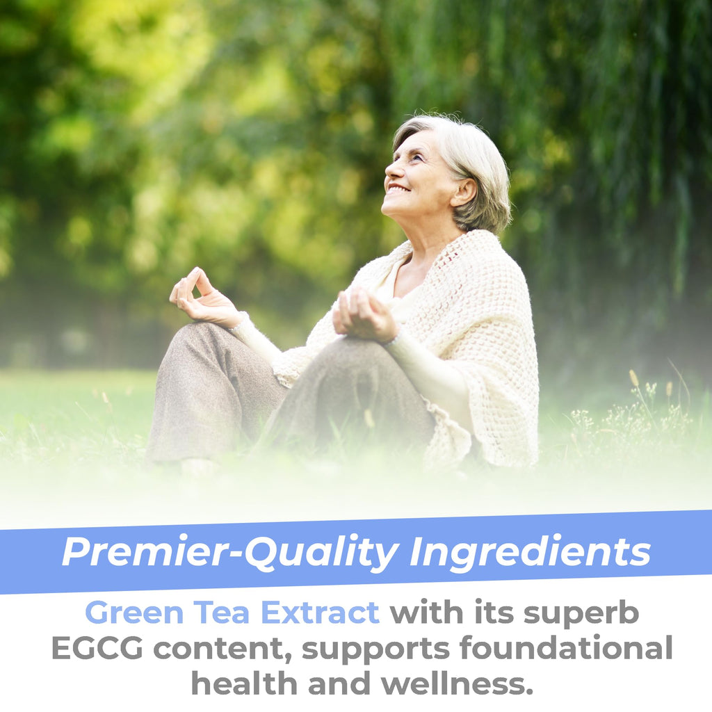 Premier Research Labs Premier Green Tea Extract - Green Tea Capsules, Green Tea Extract Pills, Green Tea Supplement with ECGC, Camellia Sinensis, Pure, Vegan Friendly - 120 Vegetarian Capsules - TrustMedUSA