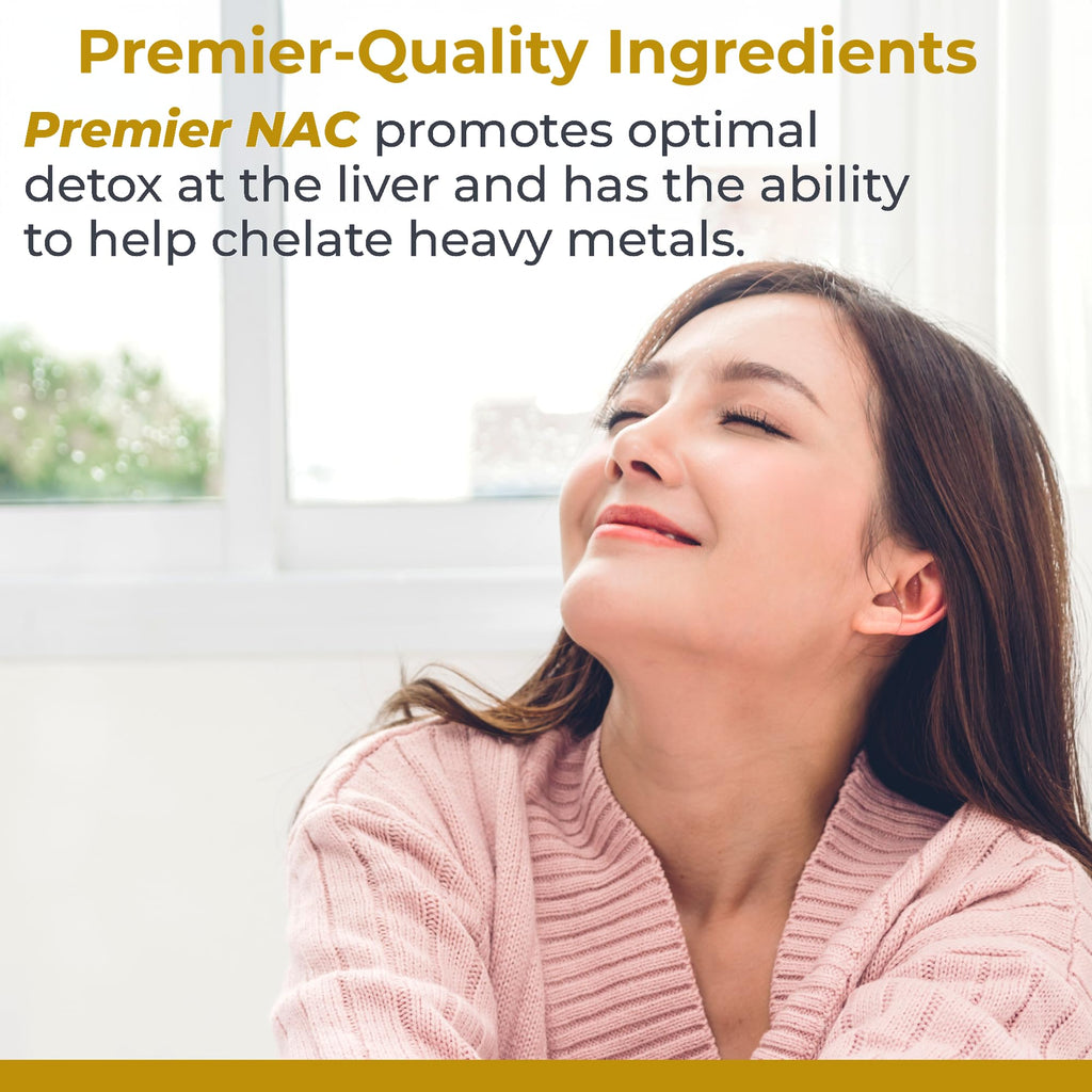 Premier Research Labs Premier NAC - NAC Supplement N-Acetyl Cysteine, N-Acetyl-L-Cysteine, Liver & Immune Support, 300mg NAC Per Capsule - 60 Vegetarian Capsules - TrustMedUSA