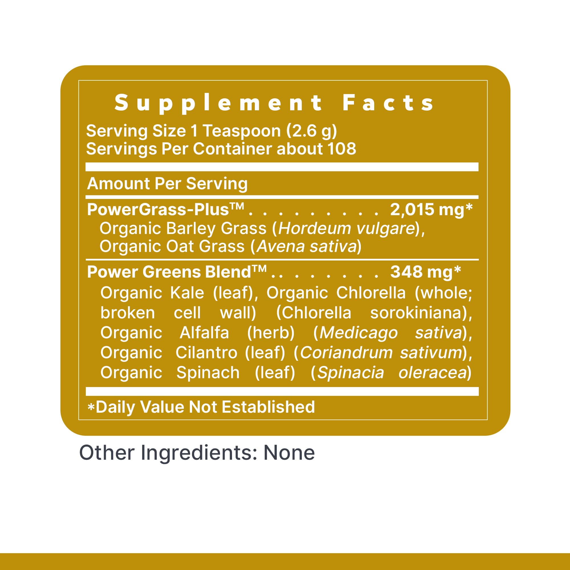 Premier Research Labs Premier Organic Greens - Super Greens Powder, Greens Superfood Powder for Drinks, Green Juice, Nutrition Support, Supergreens for Men & Women, Spinach, Alfalfa, Chlorella - 10 oz - TrustMedUSA