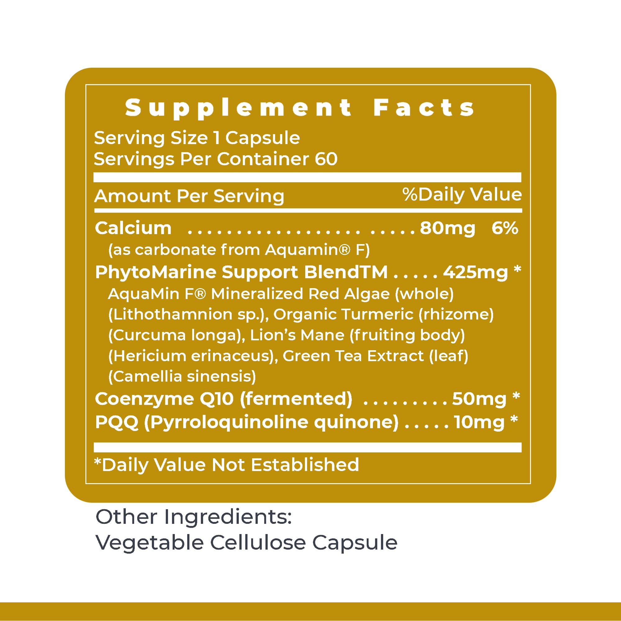 Premier Research Labs Premier PQQ Complex with CoQ10 - Coenzyme Q10, Co Q 10 Supplement with Pyrroloquinoline Quinone (PQQ) for Antioxidant, Brain & Heart Support - 60 Vegetarian Capsules - TrustMedUSA