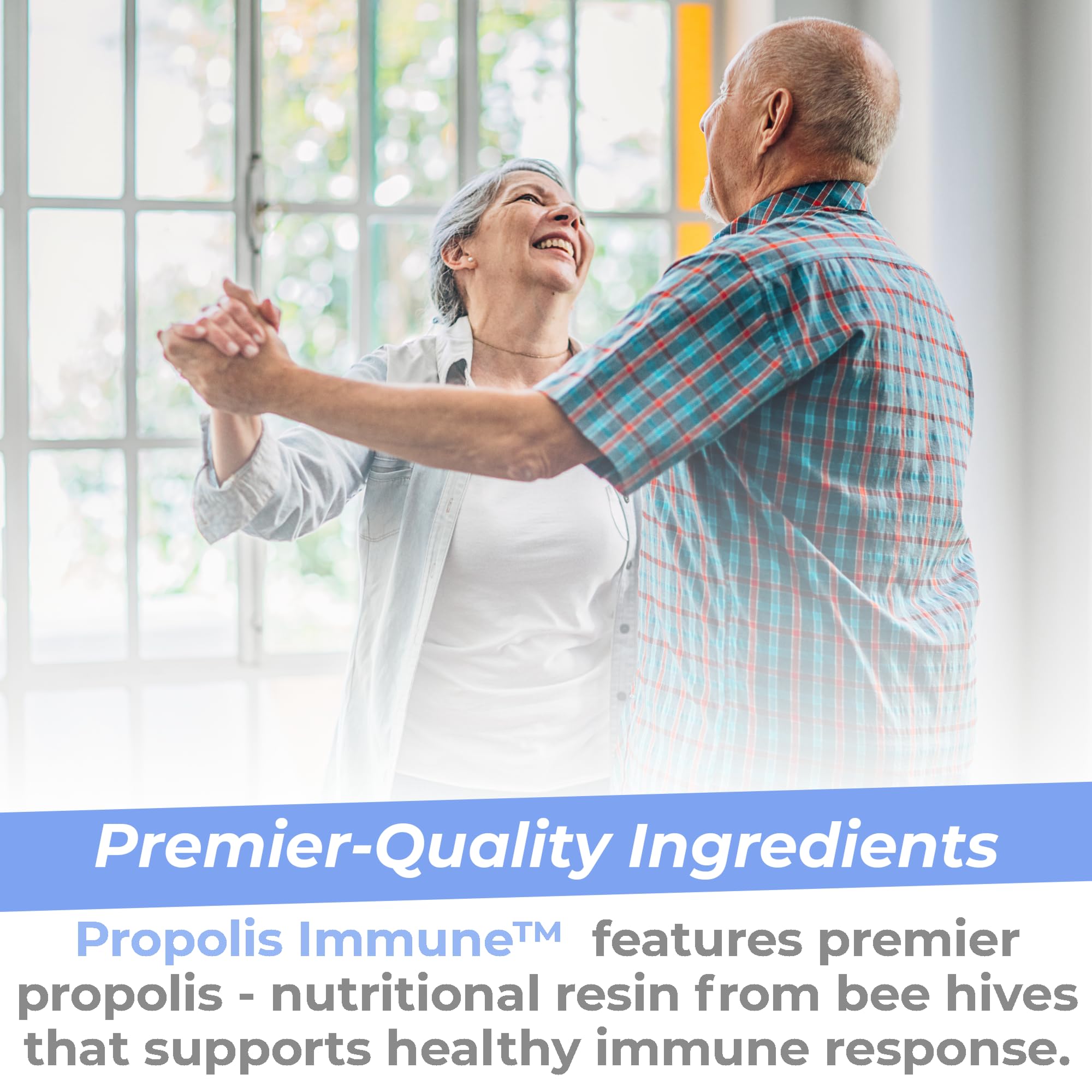 Premier Research Labs Propolis Immune - Bee Propolis Capsules, Bee Pollen Supplement, Propolis Extract Pills for Women & Men, Promotes Immune Health - 60 Vegetarian Capsules - TrustMedUSA