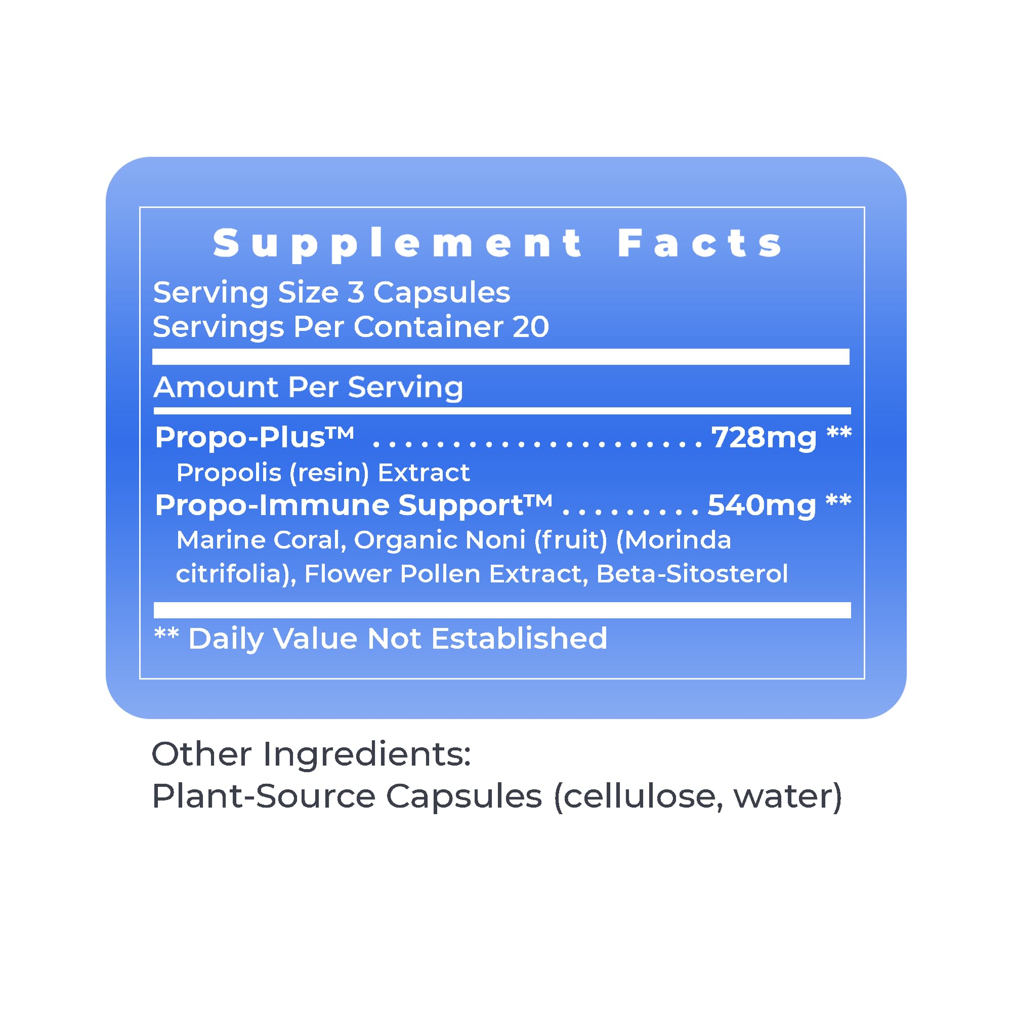 Premier Research Labs Propolis Immune - Bee Propolis Capsules, Bee Pollen Supplement, Propolis Extract Pills for Women & Men, Promotes Immune Health - 60 Vegetarian Capsules - TrustMedUSA