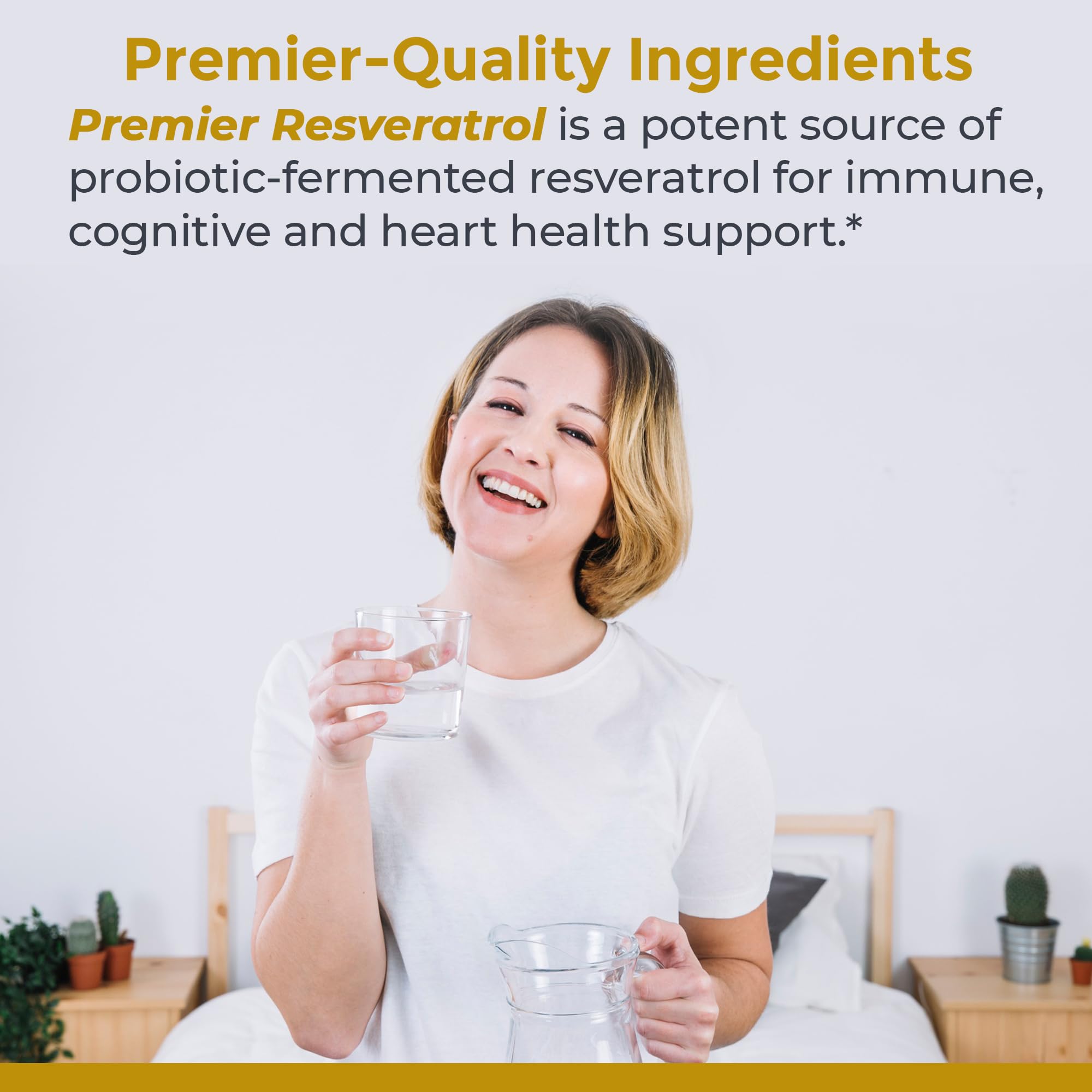 Premier Research Labs Resveratrol - Resveratrol Liquid Supplement, Trans Resveratrol, Antioxidant Support for Heart Health & Blood Flow, Aging Support, 180 mg Per Teaspoon - 8 Fl Oz - TrustMedUSA