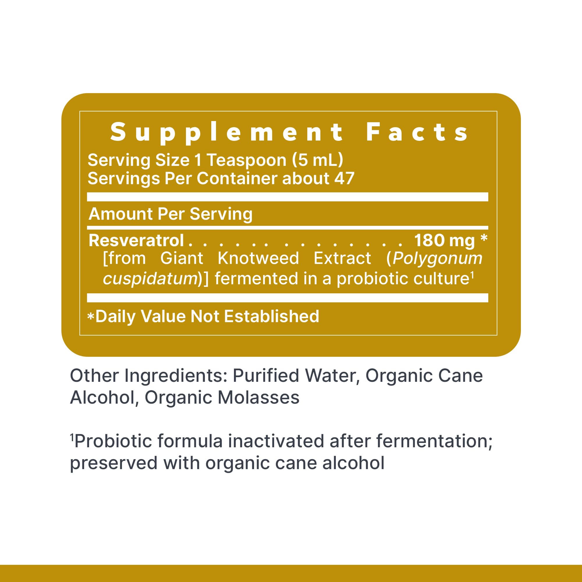 Premier Research Labs Resveratrol - Resveratrol Liquid Supplement, Trans Resveratrol, Antioxidant Support for Heart Health & Blood Flow, Aging Support, 180 mg Per Teaspoon - 8 Fl Oz - TrustMedUSA