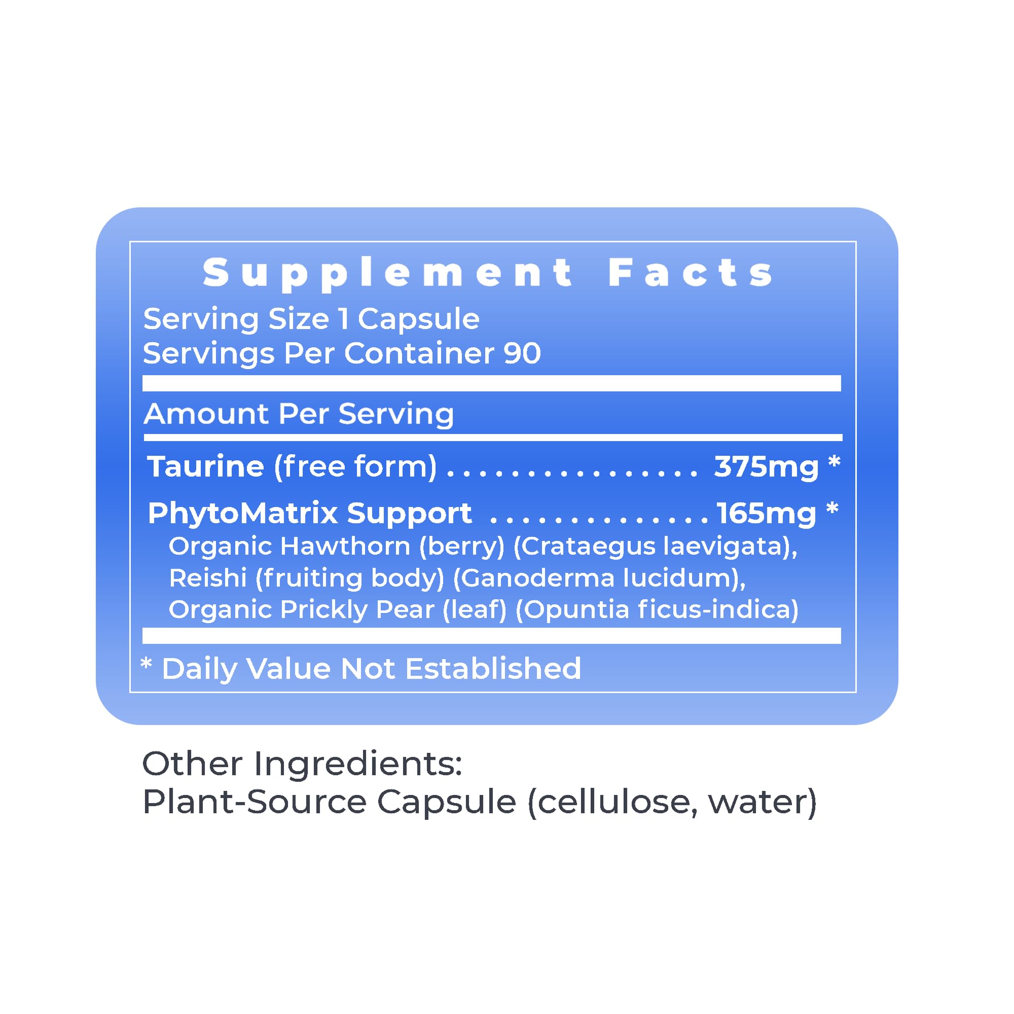 Premier Research Labs Taurine Blend - Taurine Supplement, Taurine Pills, L Taurine Amino Acid Supplement for Liver, Gallbladder, Brain & Heart Health, for Women & Men - 90 Vegetarian Capsules - TrustMedUSA
