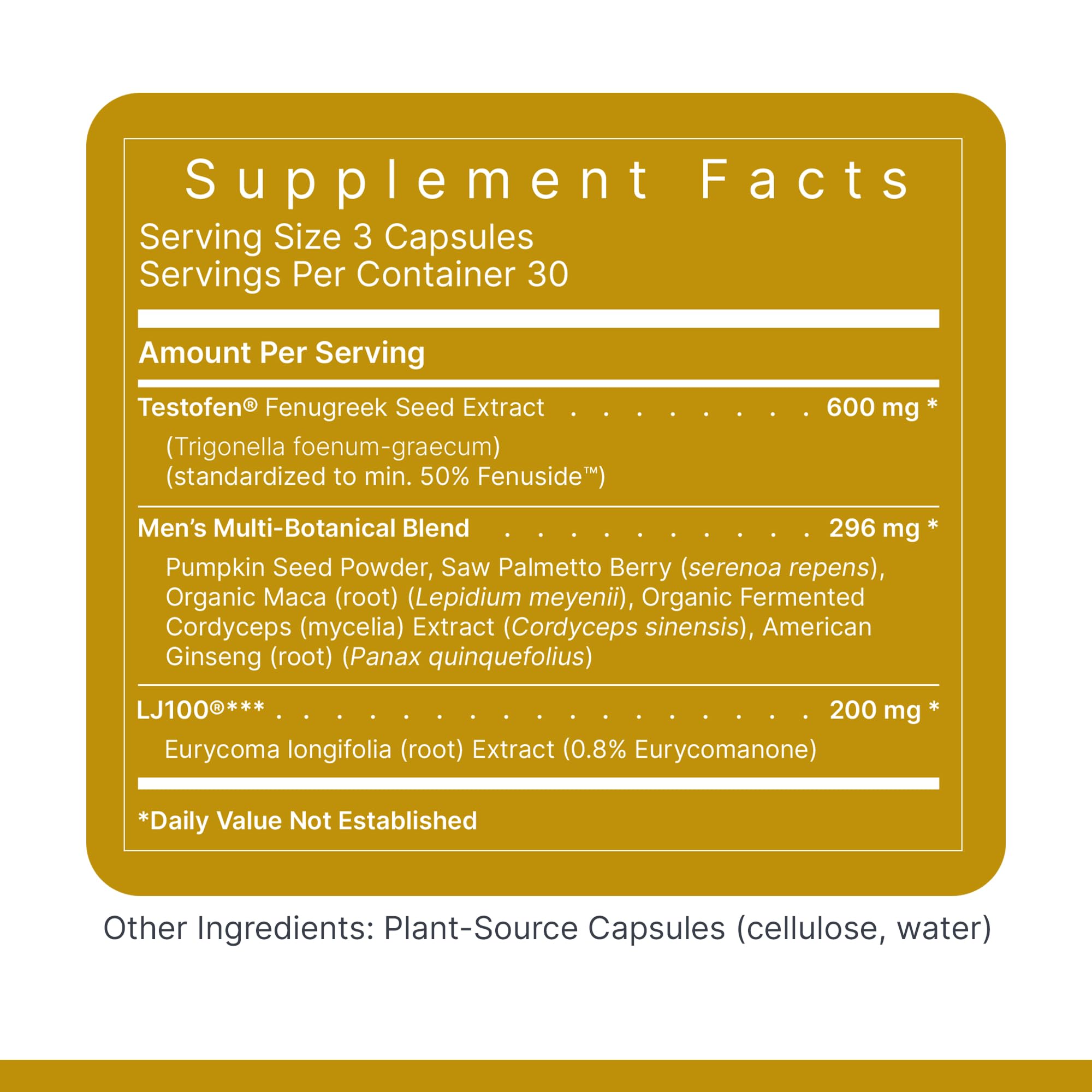 Premier Research Labs Testosterone Premium - Testosterone Supplement for Men, All Natural Testosterone Complex, Premier Labs Testosterone Support, Fenugreek, Cordyceps & Maca - 90 Vegetarian Capsules - TrustMedUSA