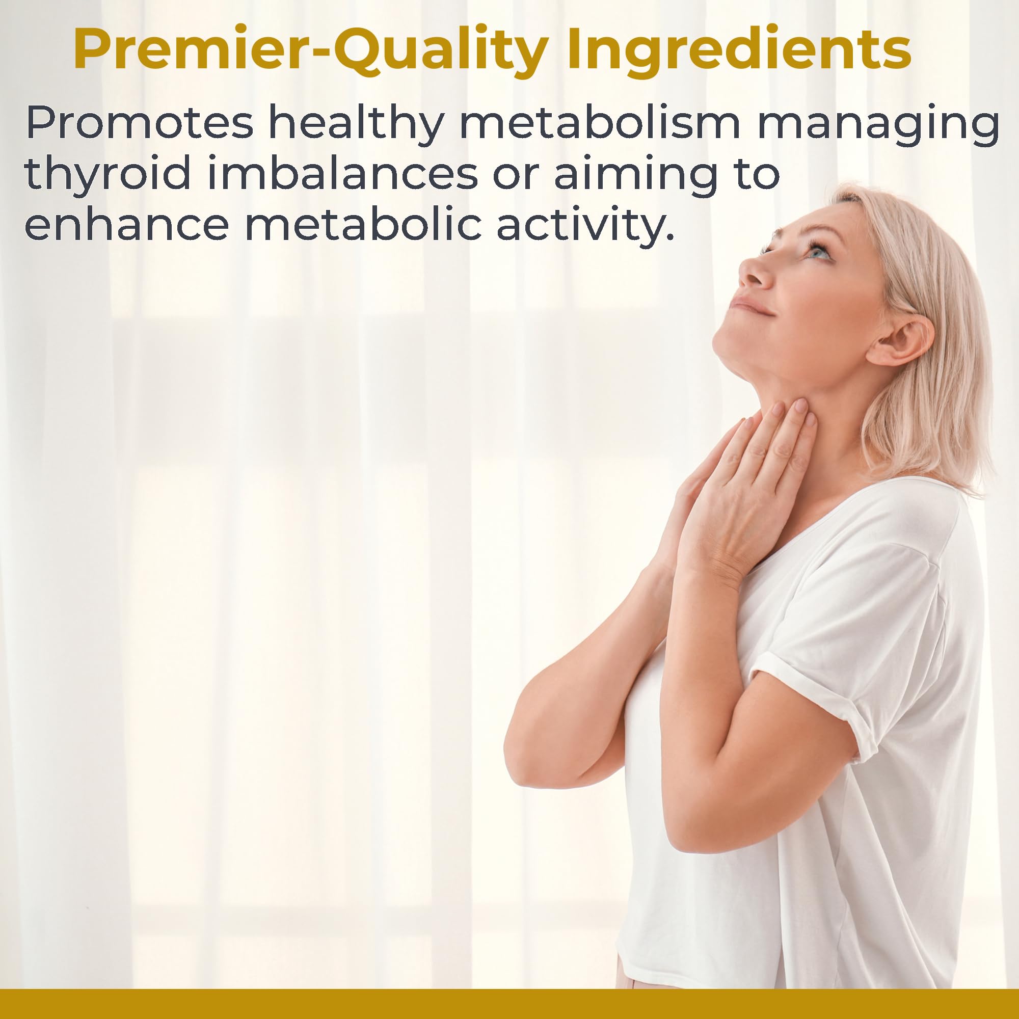 Premier Research Labs ThyroVen - Thyroid Support for Women, Thyroid Support for Men, Thyroid Supplement, Thyroid Support Complex with Naturally-Sourced Iodine - 60 Capsules - TrustMedUSA