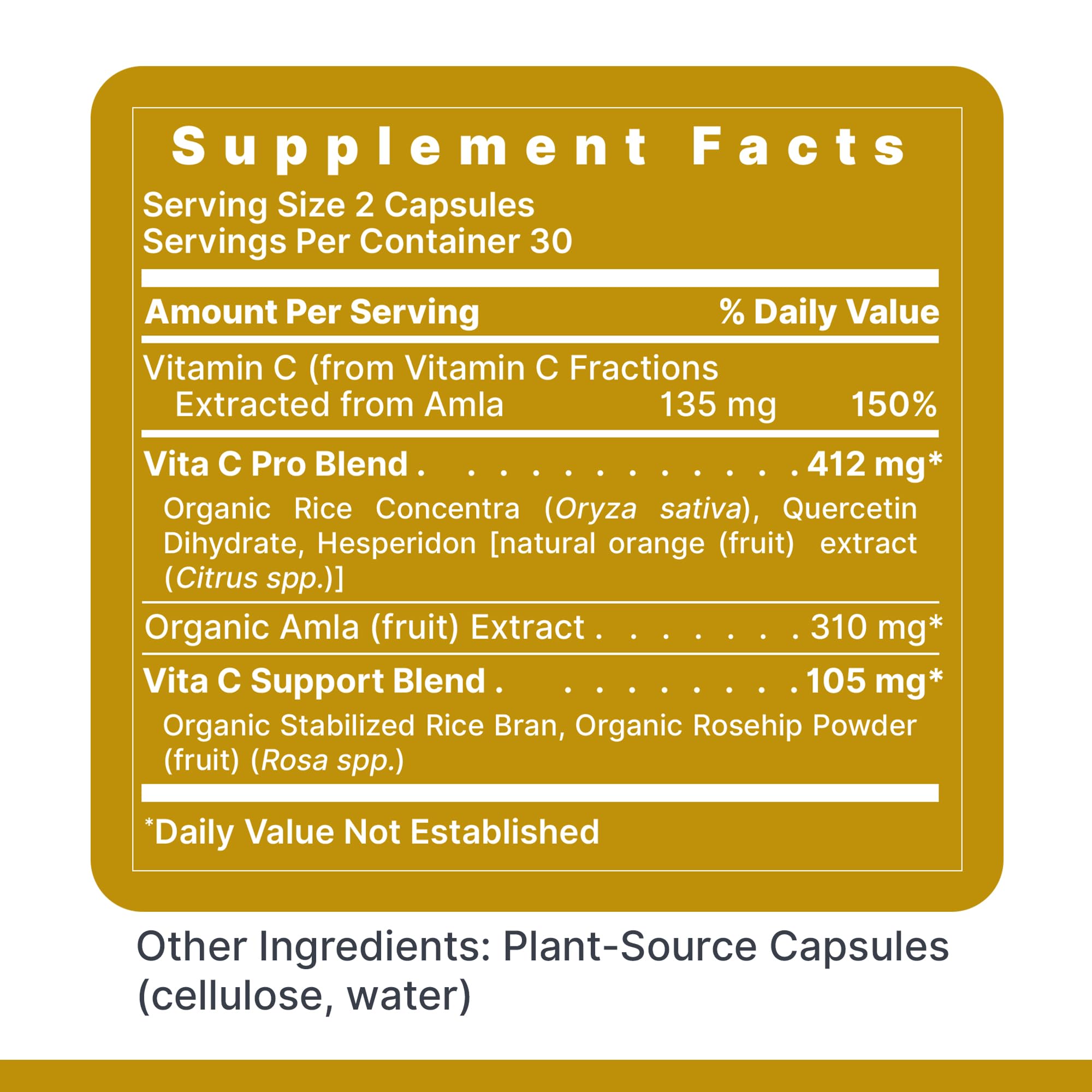 Premier Research Labs Vitamin C Supplement - Natural Vitamin C, Whole Food Vitamin C, Essential C Complex, Pure with Bioflavonoids & Organic Ingredients - 60 Vegetarian Capsules - TrustMedUSA
