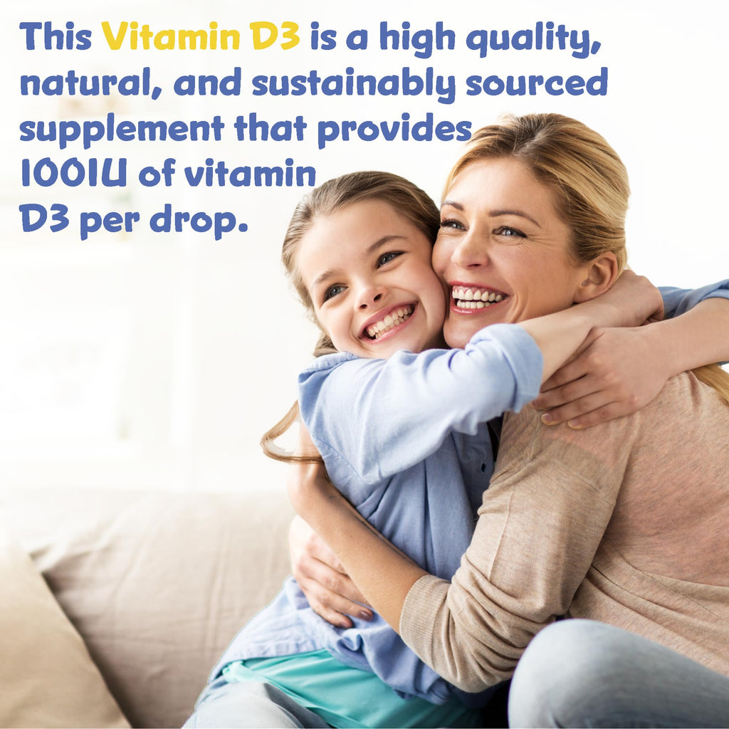 Premier Research Labs Vitamin D3 for Kids - Vitamin D Drops for Children, Kids Liquid Vitamin D, 400 IU Per Serving, Supports Healthy Brain Development - 0.43 fl oz - TrustMedUSA