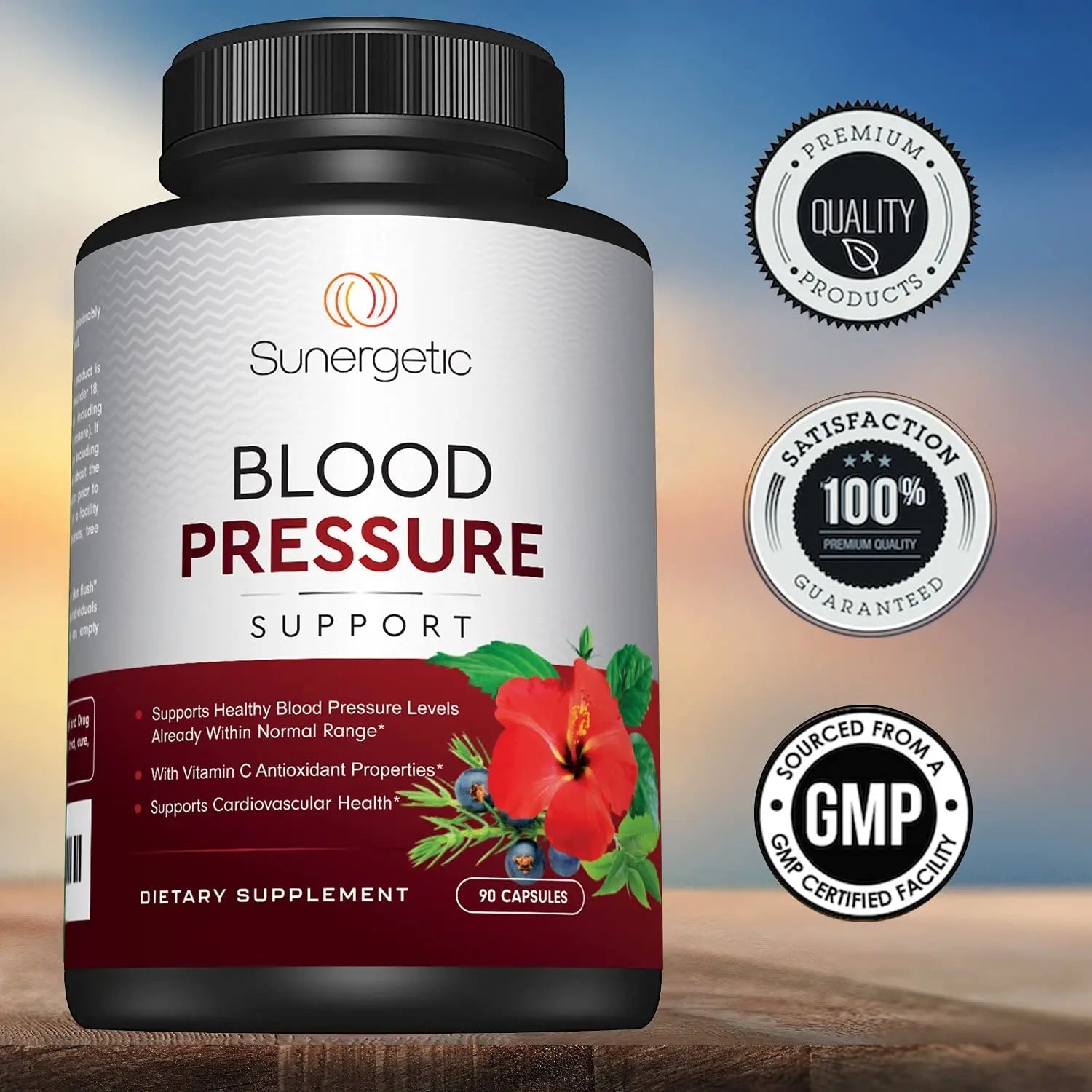 Premium Blood Pressure Support Supplement For Cardiovascular & Heart Health with Garlic - TrustMedUSA