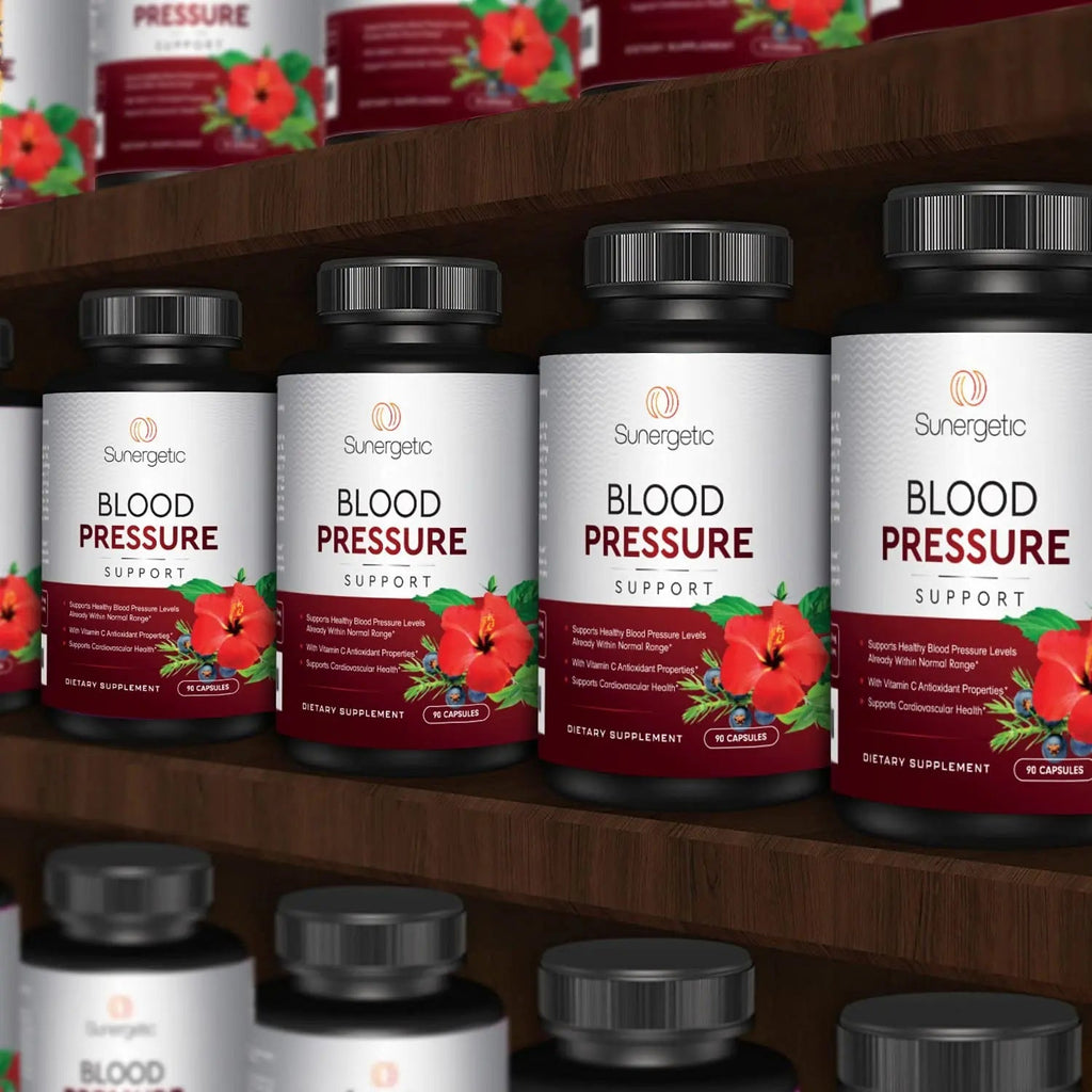 Premium Blood Pressure Support Supplement For Cardiovascular & Heart Health with Garlic - TrustMedUSA