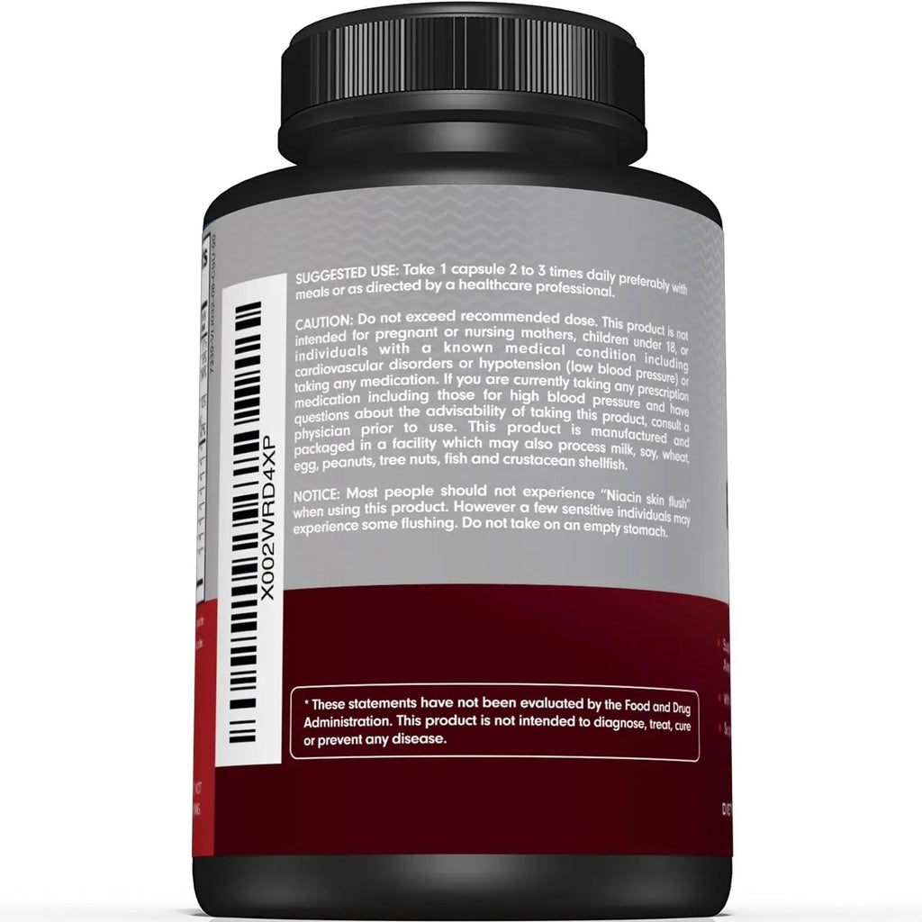 Premium Blood Pressure Support Supplement For Cardiovascular & Heart Health with Garlic - TrustMedUSA