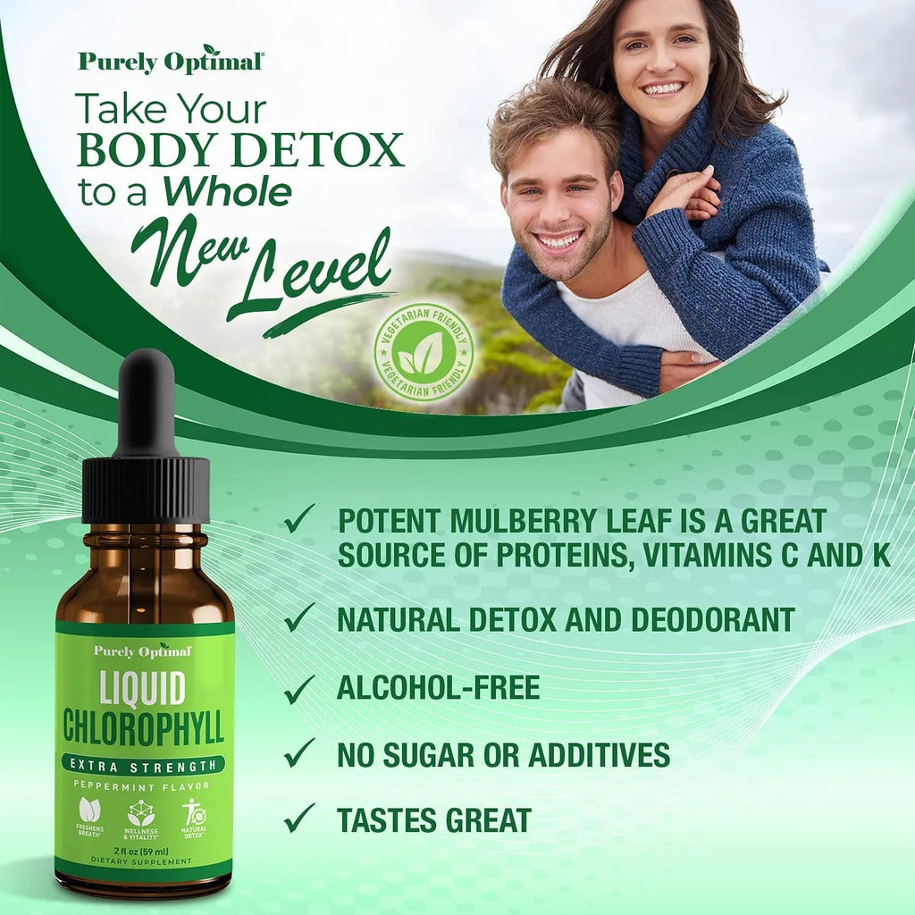 Premium Chlorophyll Liquid Drops - 100% Natural & Gluten Free Liquid Chlorophyll - TrustMedUSA