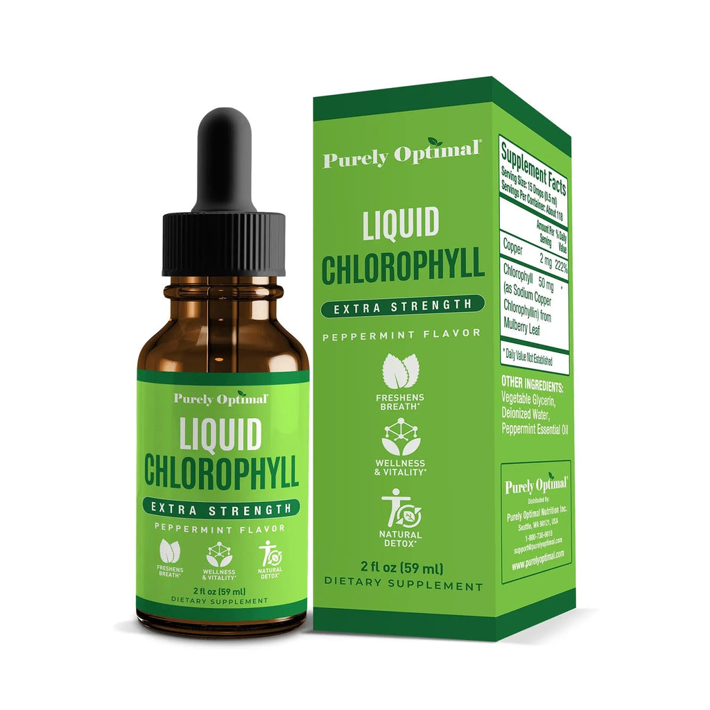 Premium Chlorophyll Liquid Drops - 100% Natural & Gluten Free Liquid Chlorophyll - TrustMedUSA