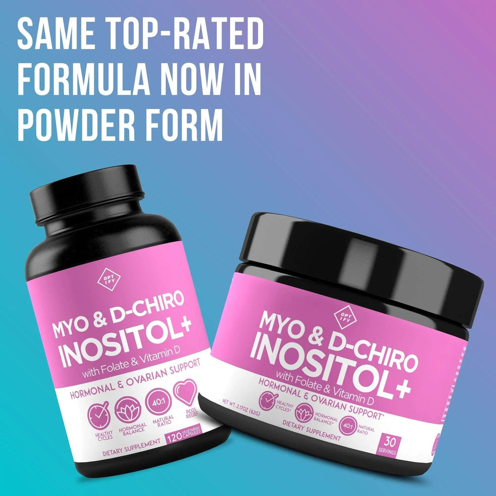 Premium Inositol Supplement Bundle - Myo-Inositol and D-Chiro Inositol Plus Folate - TrustMedUSA