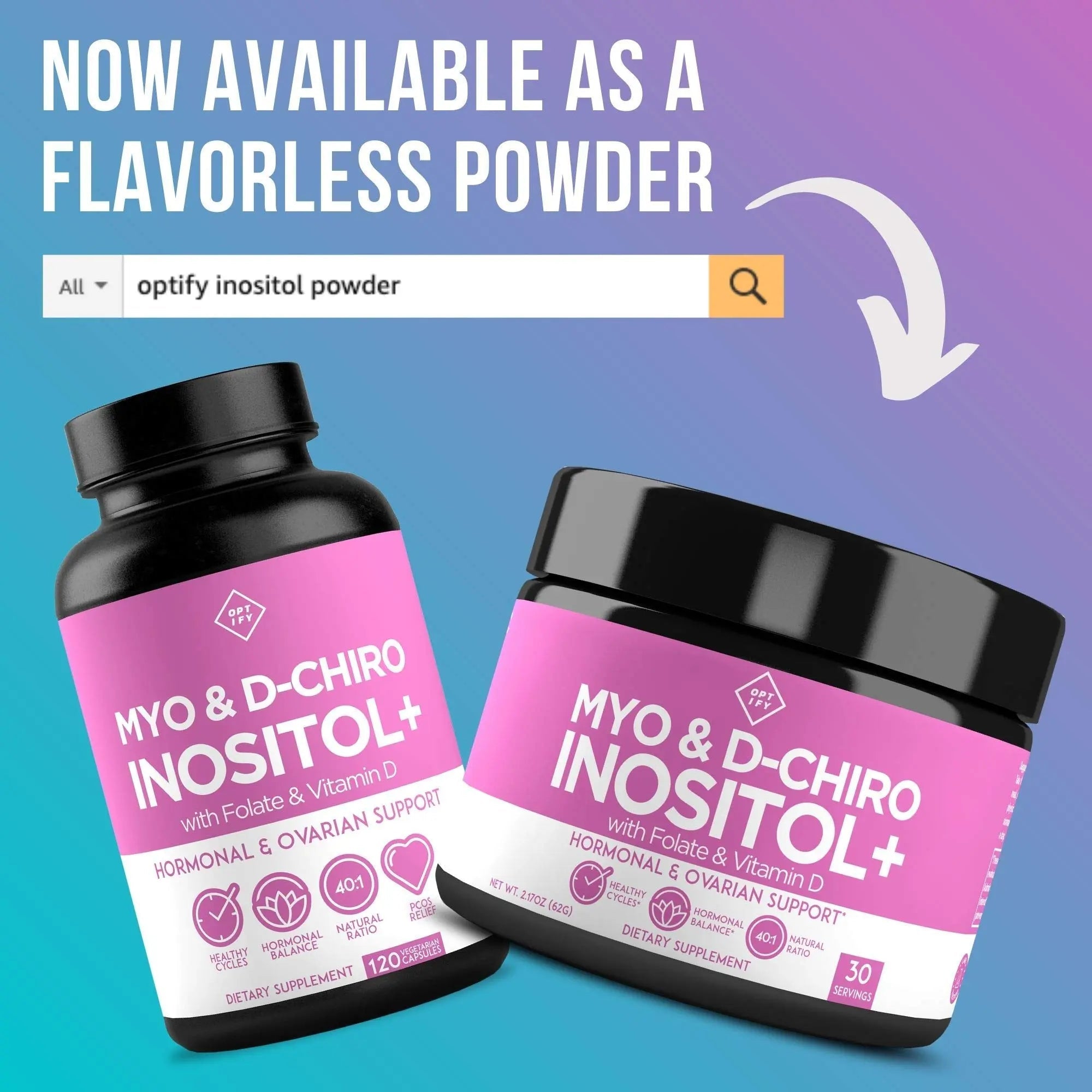 Premium Inositol Supplement - Myo-Inositol and D-Chiro Inositol Plus Folate and Vitamin - TrustMedUSA
