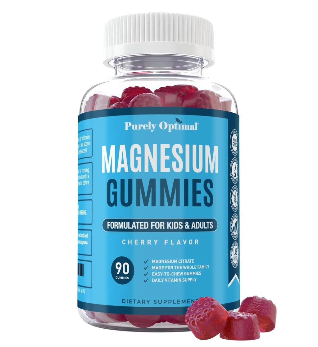 Premium Magnesium Gummies Kids & Adults - Magnesium Citrate for Digestion Support - TrustMedUSA