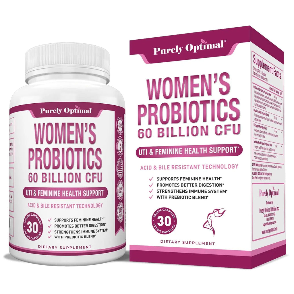 Premium Probiotics for Women - 60 Billion CFU, Dr. Formulated Prebiotics & Probiotics - TrustMedUSA