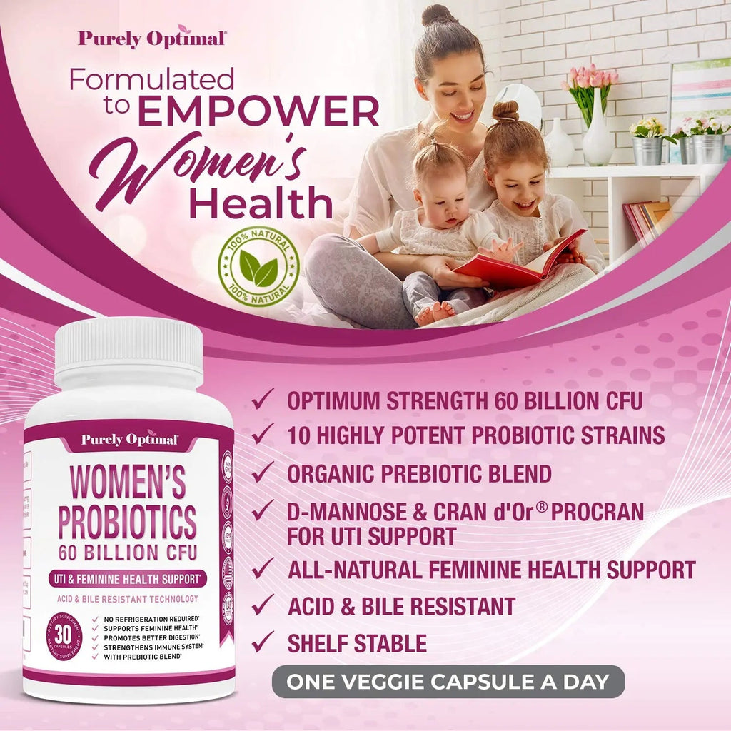 Premium Probiotics for Women - 60 Billion CFU, Dr. Formulated Prebiotics & Probiotics - TrustMedUSA