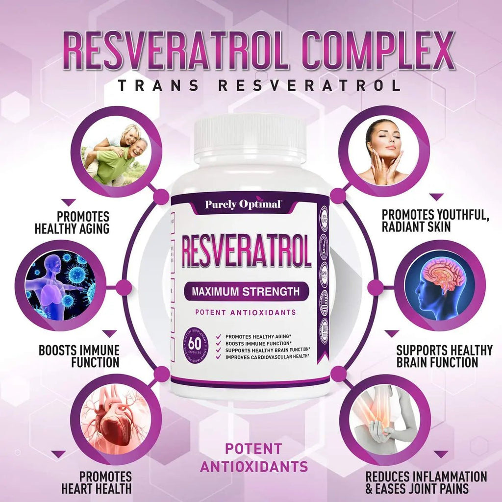 Premium Resveratrol Supplement 1500mg - Max Strength, Trans Resveratrol Capsules - TrustMedUSA