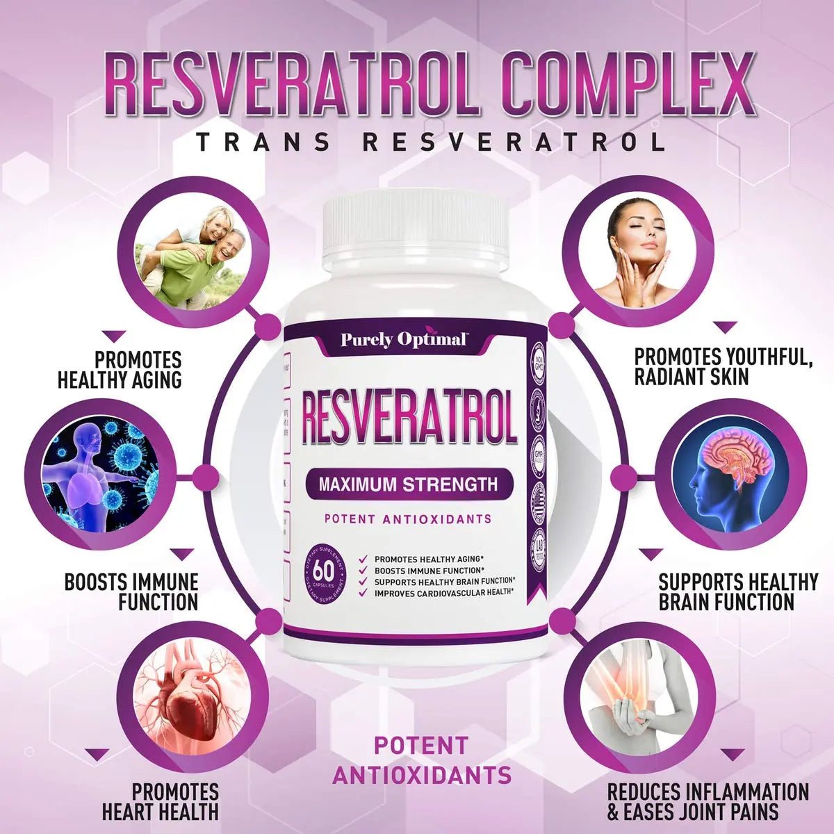 Premium Resveratrol Supplement 1500mg - Max Strength, Trans Resveratrol Capsules - TrustMedUSA