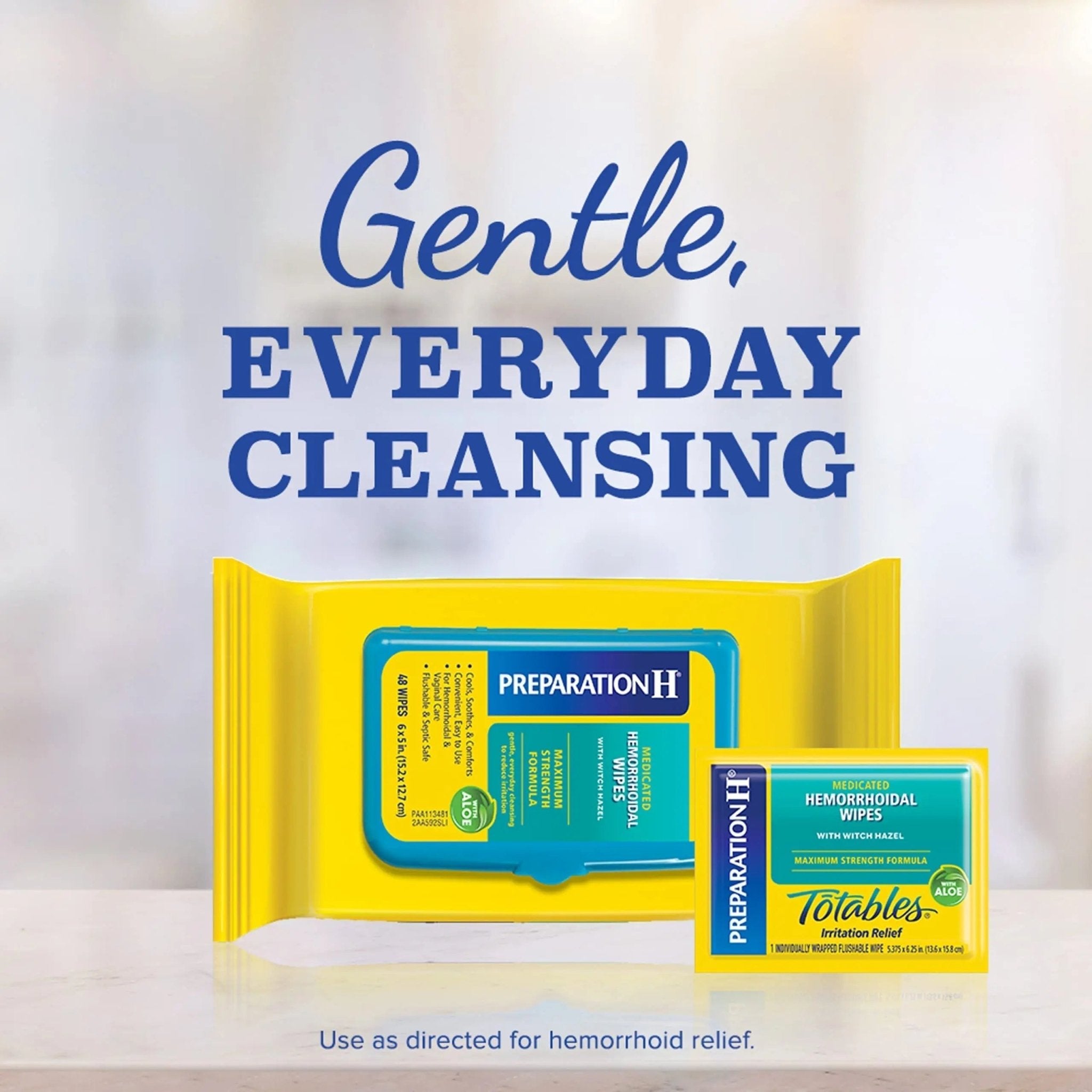 Preparation H Hemorrhoid Cooling Gel with Aloe for Fast Discomfort Relief - 0.9 Oz Tube - TrustMedUSA