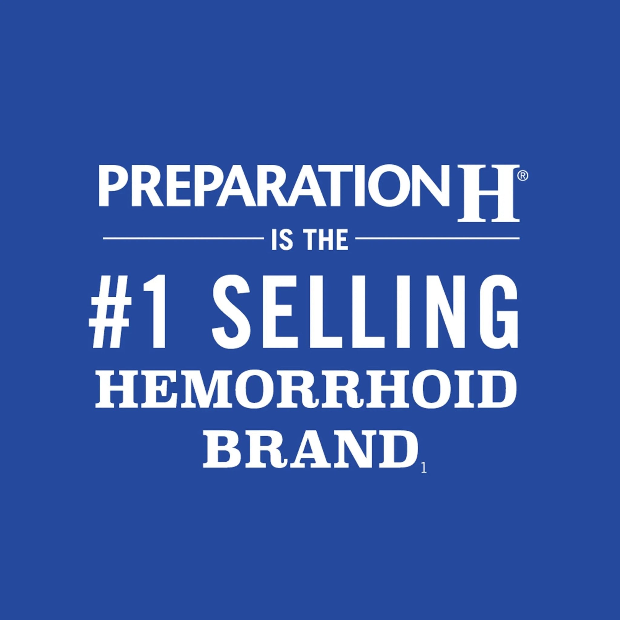 Preparation H Hemorrhoid Cooling Gel with Aloe for Fast Discomfort Relief - 0.9 Oz Tube - TrustMedUSA