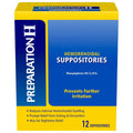 Preparation H Hemorrhoid Suppositories For Itching And Discomfort Relief - 12 Count (Pack of 1) - TrustMedUSA