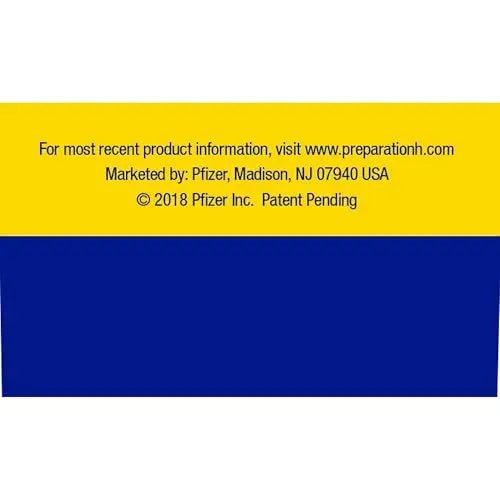 Preparation H Hemorrhoid Symptom Treatment Cream (2 x 1.8 Ounce Tube), Maximum Strength Multi-Symptom Pain Relief with Aloe - TrustMedUSA