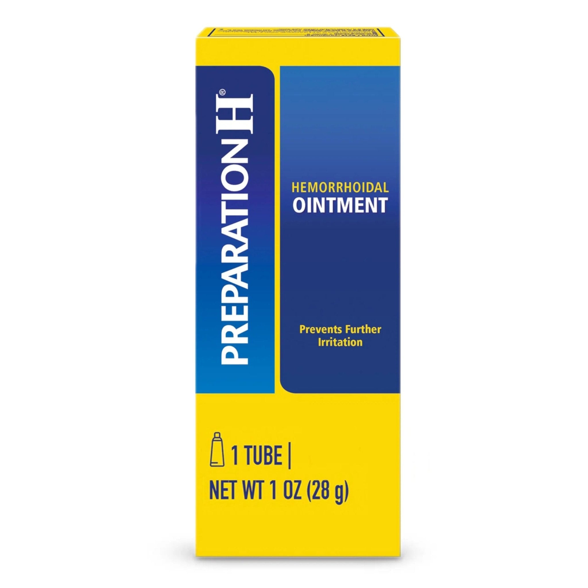 PREPARATION H Hemorrhoid Symptom Treatment Ointment, Itching, Burning & Discomfort Relief, Tube (2.0 Ounce) - TrustMedUSA